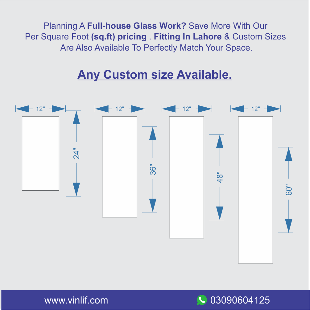 premium 12mm house name plate in pakistan | custom glass house name plates