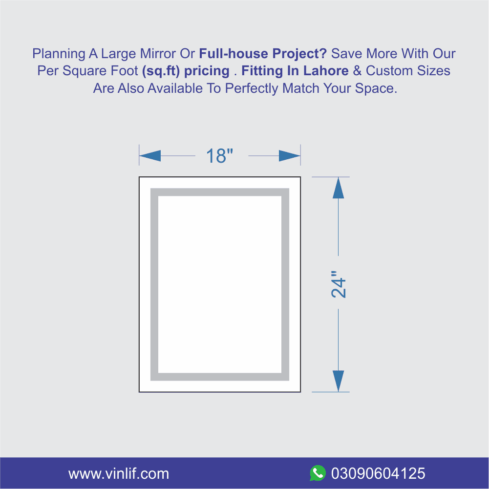 led mirror in pakistan | modern bathroom mirror with lights lahore | led mirror
